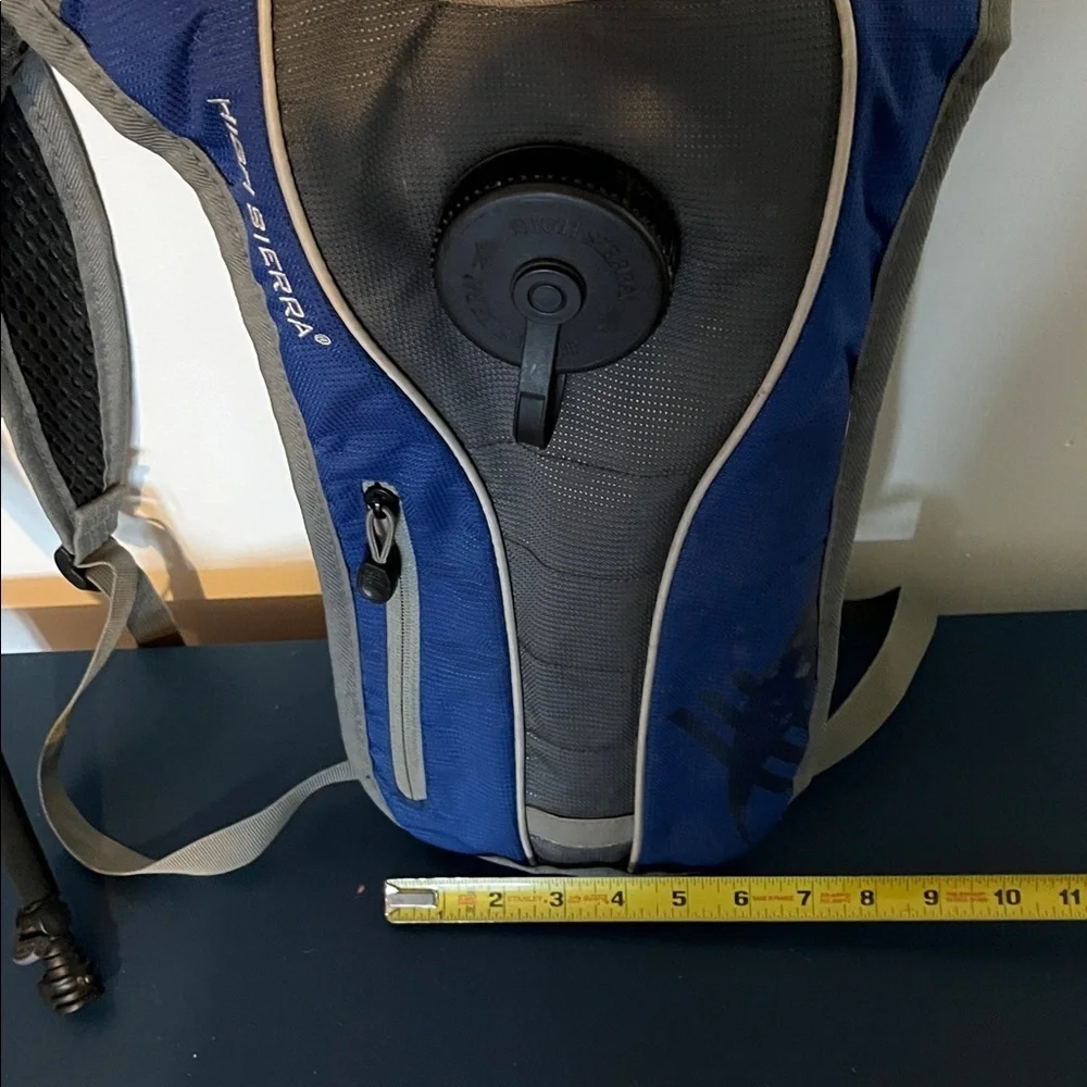 High Sierra Blue and Gray hydration Backpack